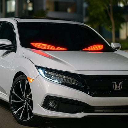 Devil Eyes Light - Painel LED Animado para Carro | Controle por App