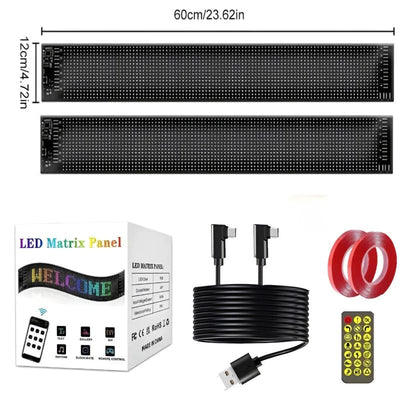 Devil Eyes Light - Painel LED Animado para Carro | Controle por App