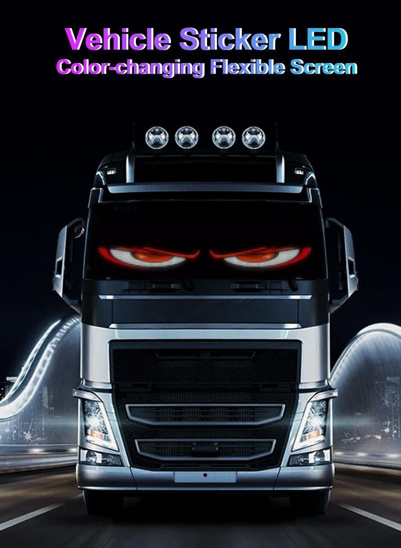 Devil Eyes Light - Painel LED Animado para Carro | Controle por App